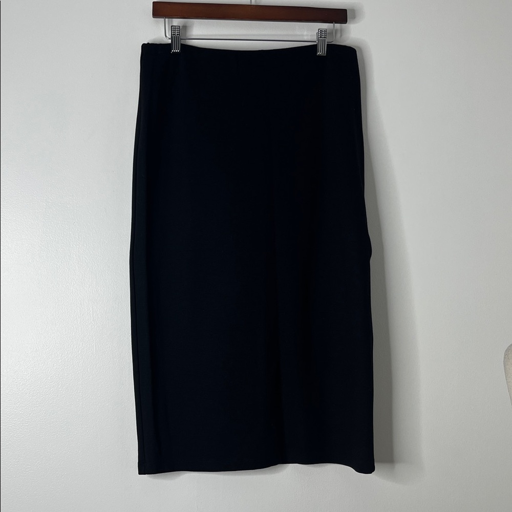 Max‎ Mara Weekend Black pull on stretch skirt